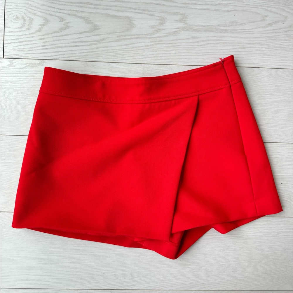Zara Red Skort